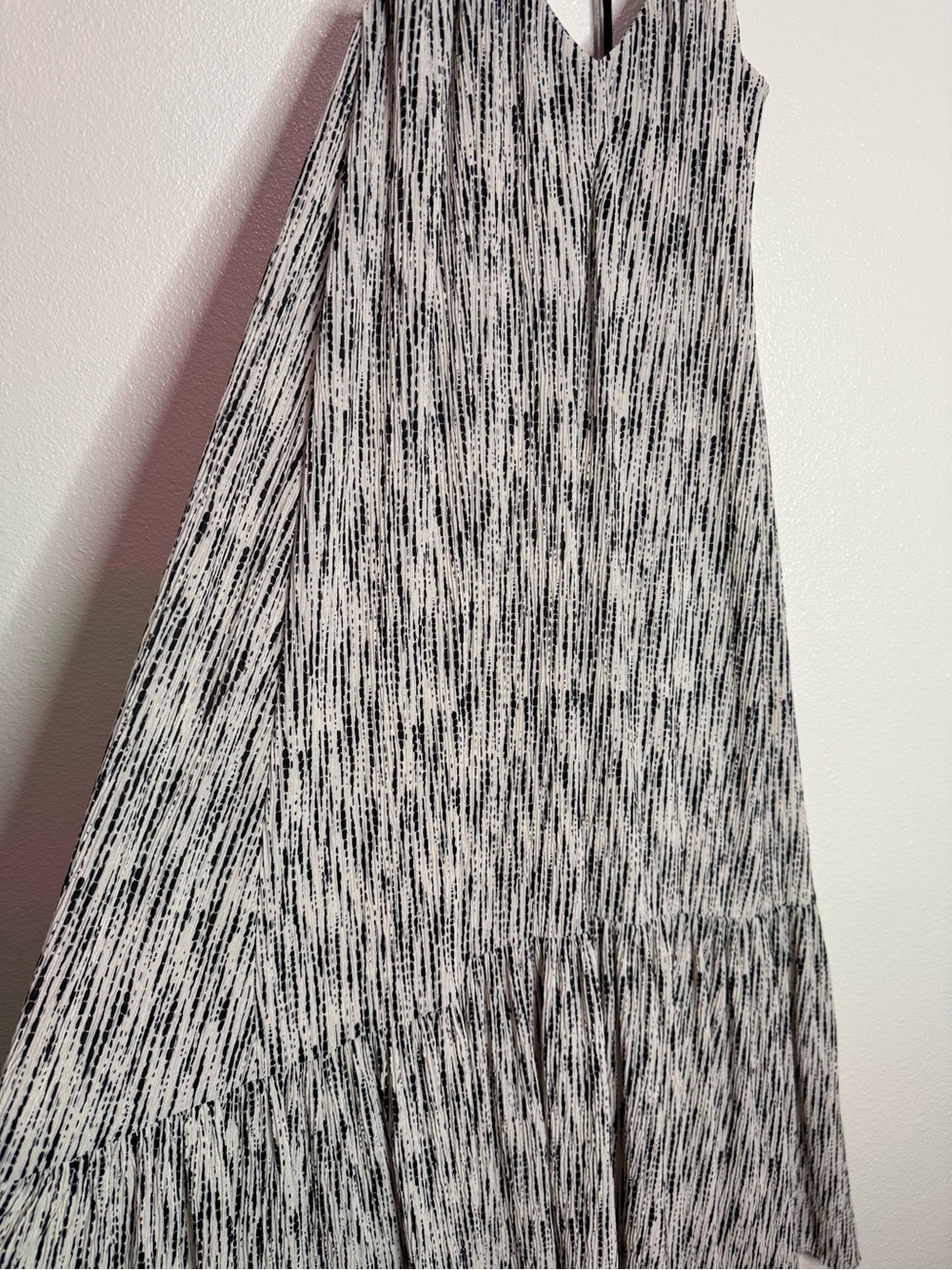 LOVESTITCH Mindy Backless Maxi Dress Skye Dawn Zebra Print Sz M/L - Picture 6 of 10